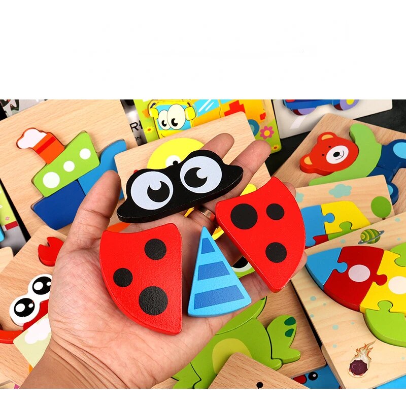 Baby 3D Wooden Puzzles