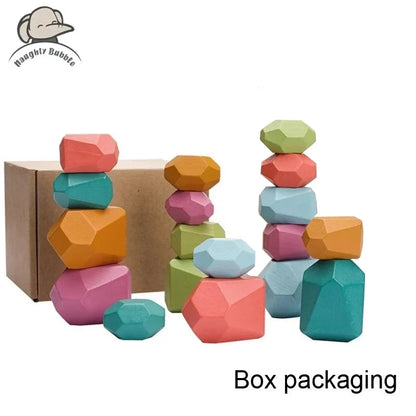 Montessori Wooden Stones